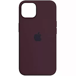 Чехол Silicone Case Full для Apple iPhone 14 Plum