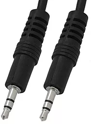 Аудіо кабель TCOM AUX mini Jack 3.5mm M/M Cable 1.2 м black