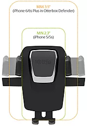 Автодержатель iOttie Easy One Touch 3 Car & Desk Mount Holder Black (HLCRIO120) - миниатюра 6