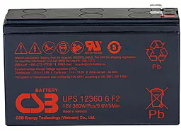 Акумуляторна батарея CSB 12V 6Ah (UPS123606) Black