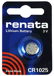 Батарейки Renata CR1025 1шт