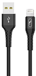 Кабель USB SkyDolphin S05L TPE Frost Line Lightning Cable Black (USB-000439)