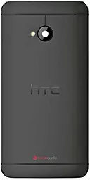 Задняя крышка корпуса HTC One M7 801e со стеклом камеры Original Black