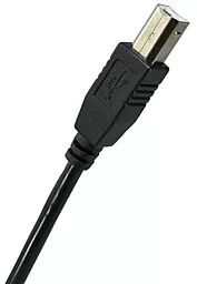 Кабель (шлейф) ExtraDigital Hi-Speed USB-A to USB-B 30AWG 1.8м Black (KBU1620) - миниатюра 3