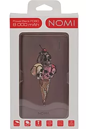 Повербанк Nomi P080 8000 mAh Ice cream - миниатюра 6
