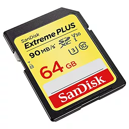 Карта памяти SanDisk SDXC Extreme Plus 64GB Class 10 UHS-I U3 V30 (SDSDXWF-064G-GNCIN) - миниатюра 2