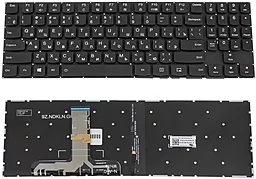 Клавіатура для ноутбуку Lenovo Legion Y520-15 без рамки, подсветка клавиш, Original Black