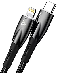 Кабель USB PD Baseus Glimmer 20W USB Type-C - Lightning Cable Black (CADH000001) - миниатюра 2