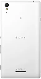 Задняя крышка корпуса Sony Xperia T3 D5102 / D5103 / D5106 со стеклом камеры White