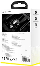 Автомобильное зарядное устройство с FM-модулятором Baseus Streamer F40 AUX Wireless MP3 Car Charger Black (CCF40-01) - миниатюра 10