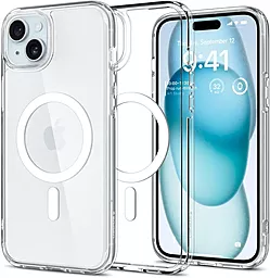 Чехол Spigen Ultra Hybrid MagSafe для Apple iPhone 15 Clear-White (ACS06802)
