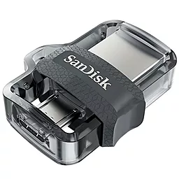 Флешка SanDisk 128GB Ultra Dual Black USB 3.0 OTG (SDDD3-128G-G46) - миниатюра 3