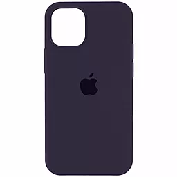 Чехол Silicone Case Full для Apple iPhone 14 Berry Purple