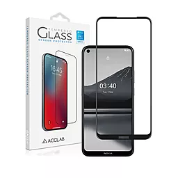Защитное стекло ACCLAB Full Glue Nokia 3.4 Black (1283126511516)