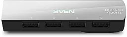 USB-A хаб Sven 4xUSB2.0 (HB-891) Silver