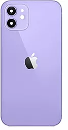 Задняя крышка корпуса Apple iPhone 12 со стеклом камеры Purple