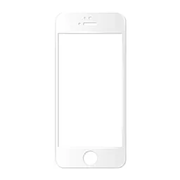 Защитное стекло ACCLAB Full Glue для Apple iPhone 5/5S Черное (1283126542541)