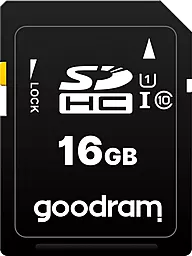 Карта памяти GooDRam SDНC 16GB Class 10 UHS-I U1 (S1A0-0160R12)