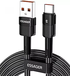 Кабель USB Essager Star 100W 7A 3M USB Type-C cable black (EXCT-XCC01)