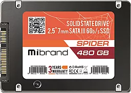 Накопичувач SSD Mibrand Spider 480 GB (MI2.5SSD/SP480GB) OEM