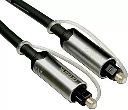 Оптичний аудіо кабель Prolink Toslink M/M Cable 1.5 м black (HMC111-0150)