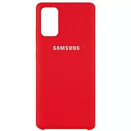 Чехол Epik Silicone Cover (AAA) Samsung G985 Galaxy S20 Plus Red