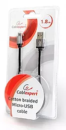 Кабель USB Cablexpert 1.8M micro USB Cable Silver (CCB-mUSB2B-AMBM-6-S) - миниатюра 2