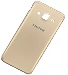 Задняя крышка корпуса Samsung Galaxy J1 J100H Original  Gold - миниатюра 2