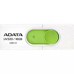 Флешка ADATA UV320 16GB USB 3.1 (AUV320-16G-RWHGN) WHITE/GREEN