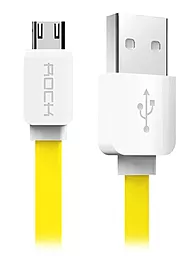 USB Кабель Rock micro USB Cable Yellow