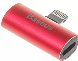 Аудио-переходник Baseus L46 Lightning Sound&Charge Adapter Red (CAL46-91) - миниатюра 5