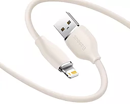 Кабель USB Baseus Jelly Liquid Silica Gel Fast Charging Data 2.4A 2M Lightning Cable  Pink (CAGD000104) - миниатюра 3