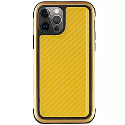 Чехол K-DOO PC+TPU+Metal MARS Series для Apple iPhone 13 Pro (6.1") Carbon Yellow