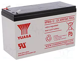 Аккумуляторная батарея Yuasa 12V 9Ah (NPW45-12) - миниатюра 2