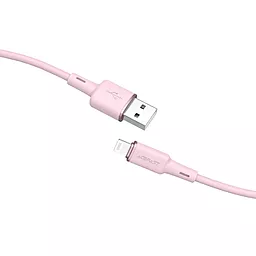 USB PD Кабель AceFast C2-02 12W 2.4A 1.2M Lightning Cable Pink  - миниатюра 2