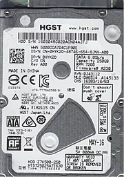 Жорсткий диск для ноутбука Hitachi Travelstar Z7K500 250 GB 2.5 (HTS725025A7E630)