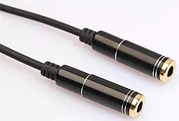 Аудио разветвитель EasyLife AUX mini Jack 3.5мм M/2xF cable 0.3 м black - миниатюра 4