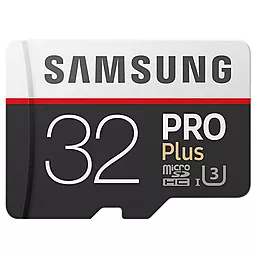 Карта памяти Samsung microSDHC 32GB Pro Plus Class 10 UHS-I U3 (MB-MD32GA/RU)