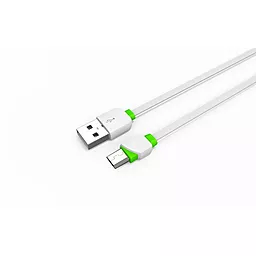 USB Кабель LDNio micro USB Cable White (LS12) - мініатюра 2