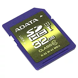 Карта пам'яті ADATA SDHC 32GB Premier Pro Class 10 UHS-I U1 (ASDH32GUI1CL10-R) - мініатюра 2