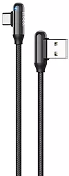 Кабель USB Hoco U77 Excellent Elbow USB Type-C Cable Black
