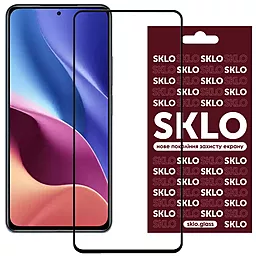 Захисне скло SKLO 3D (full glue) для Xiaomi Redmi Note 11 (Global), Redmi Note 11S, Redmi Note 12S Чорний