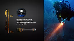 Подводный фонарик Fenix SD20 CREE XM-L2 U2 Черный - миниатюра 5