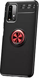 Чехол Deen ColorRing Xiaomi Redmi 9 Power, Redmi Note 9 4G Black/Red
