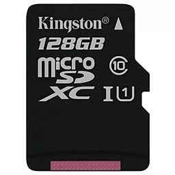 Карта памяти Kingston microSDXC 128GB Class 10 UHS-I U1 (SDC10G2/128GBSP) - миниатюра 2