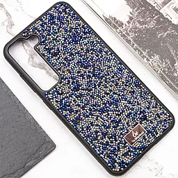 Чехол Bling World Rock Diamond для Samsung Galaxy S23+ Blue - миниатюра 3