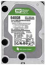 Жесткий диск WD Caviar Green 640GB SATA 2 (WD6400AACS_)