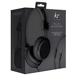 Наушники KS Malibu on-ear headphones mic Black - миниатюра 3