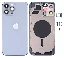Корпус Apple iPhone 13 Pro Max full kit Original - снят с телефона Sierra Blue