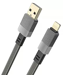 Кабель USB Joyroom S-M360 Star Series Drawbench Flat Lightning Cable Silver - миниатюра 2